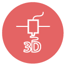 3D makerspace icon